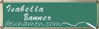 Isabella Banner Visitenkarte